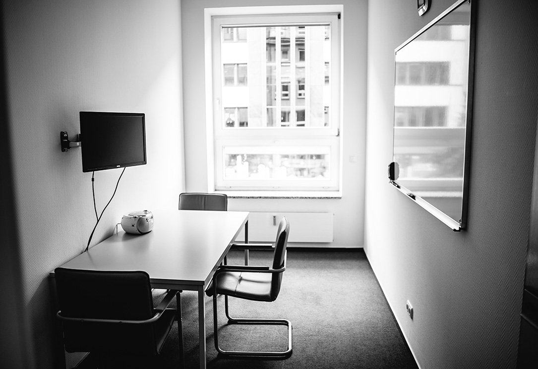 Unterrichtsraum der Eloquia Sprachschule in Frankfurt
